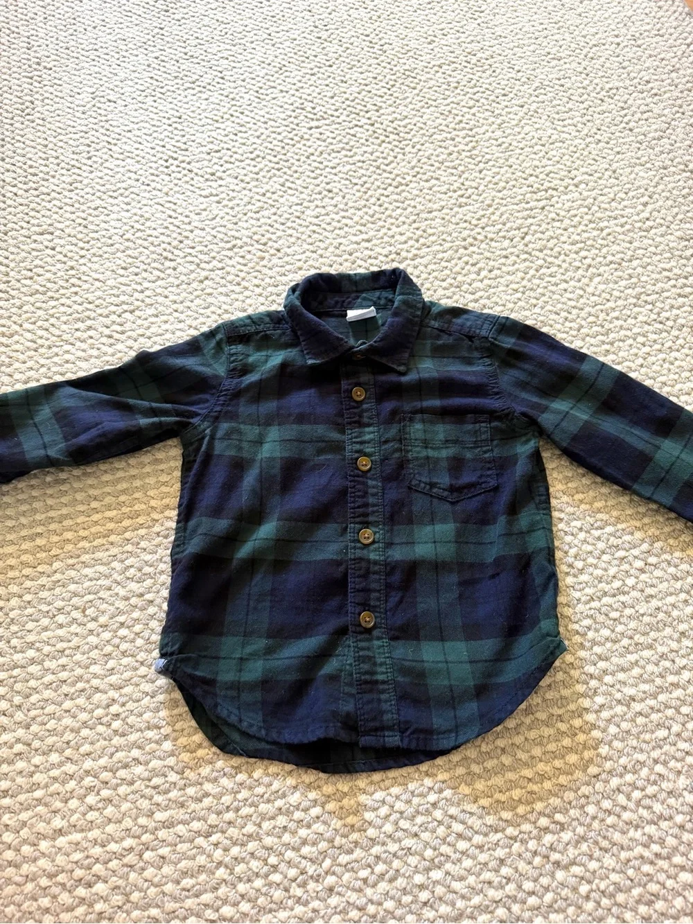 Baby GAP Long Sleeve Shirt Bundle | 12–18 Months | 2-Piece